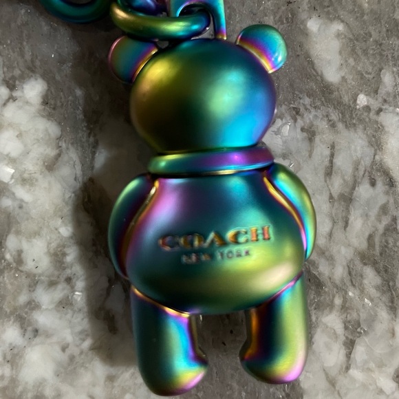 🐻COACH BEAR🐻  💚RARE💙 NEW - Picture 3 of 8